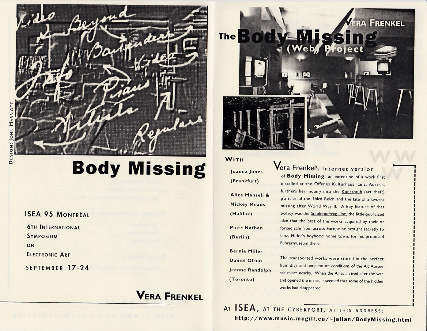 ©, Vera Frenkel, Body Missing