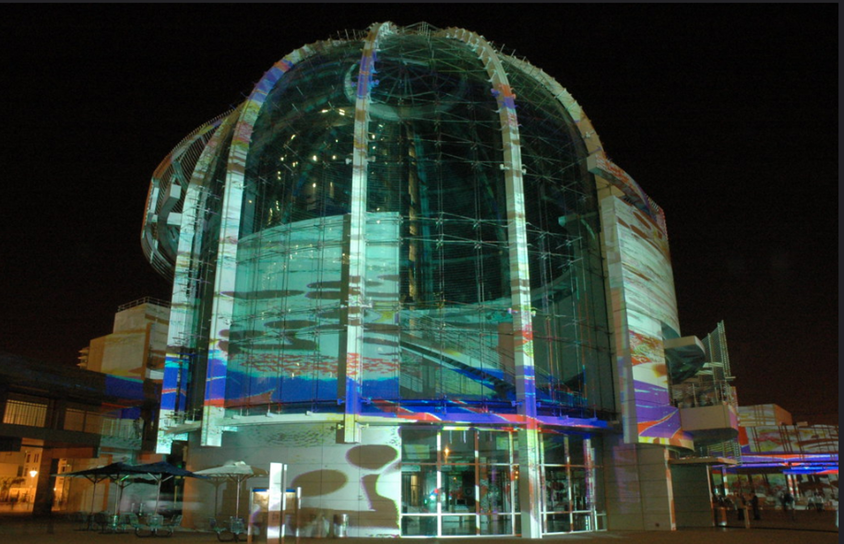 ©, Akira Hasegawa, Digital Kakejiku (D-K): computer graphics projections on Richard Meier’s San Jose City Hall