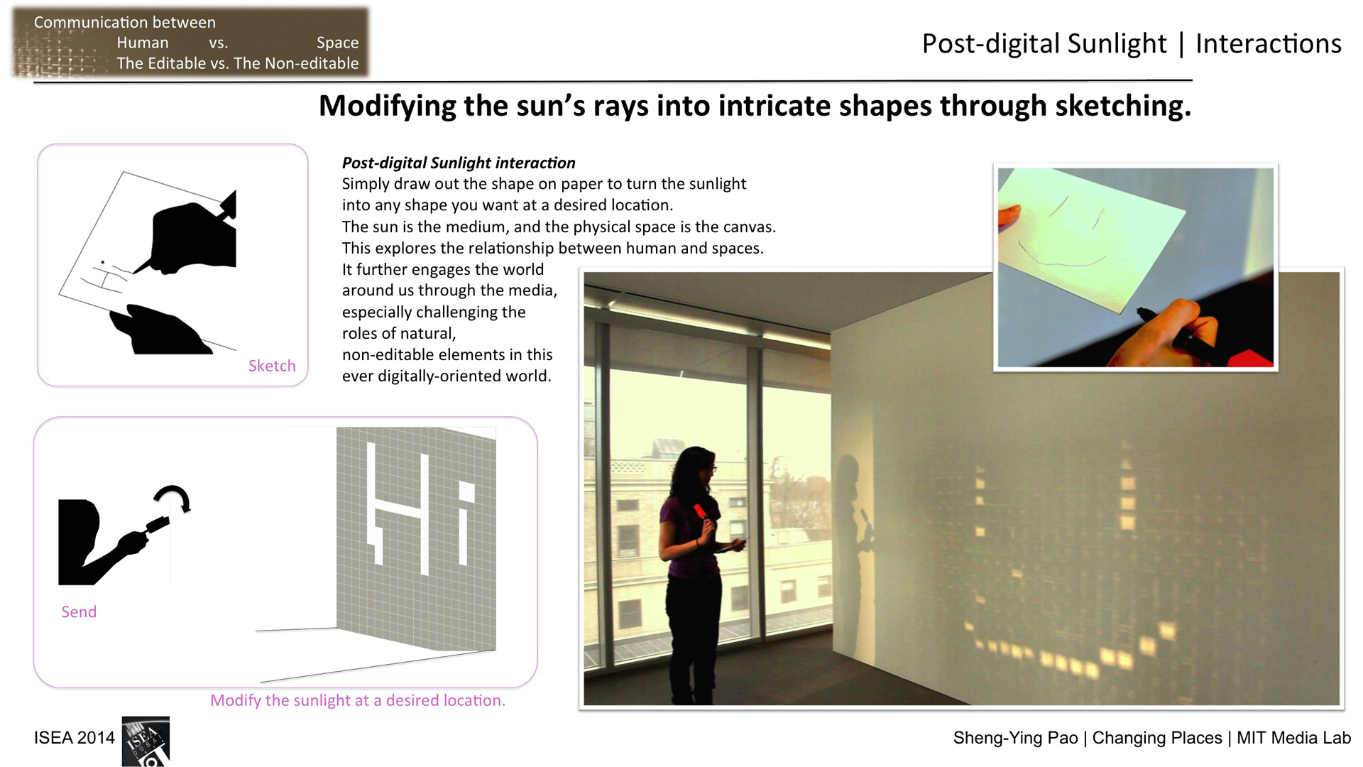 ©, Sheng-Ying Pao, PostDigital Sunlight: Participatory Space Crossing Virtual and Physical, Artificial and Natural