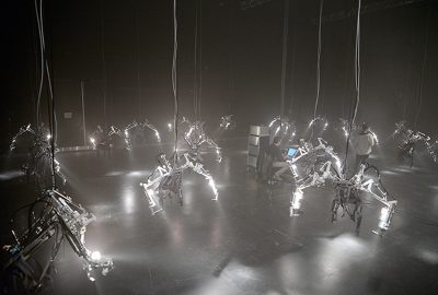 2015 Vorn Demers Inferno, A Participative Robotic Art Performance