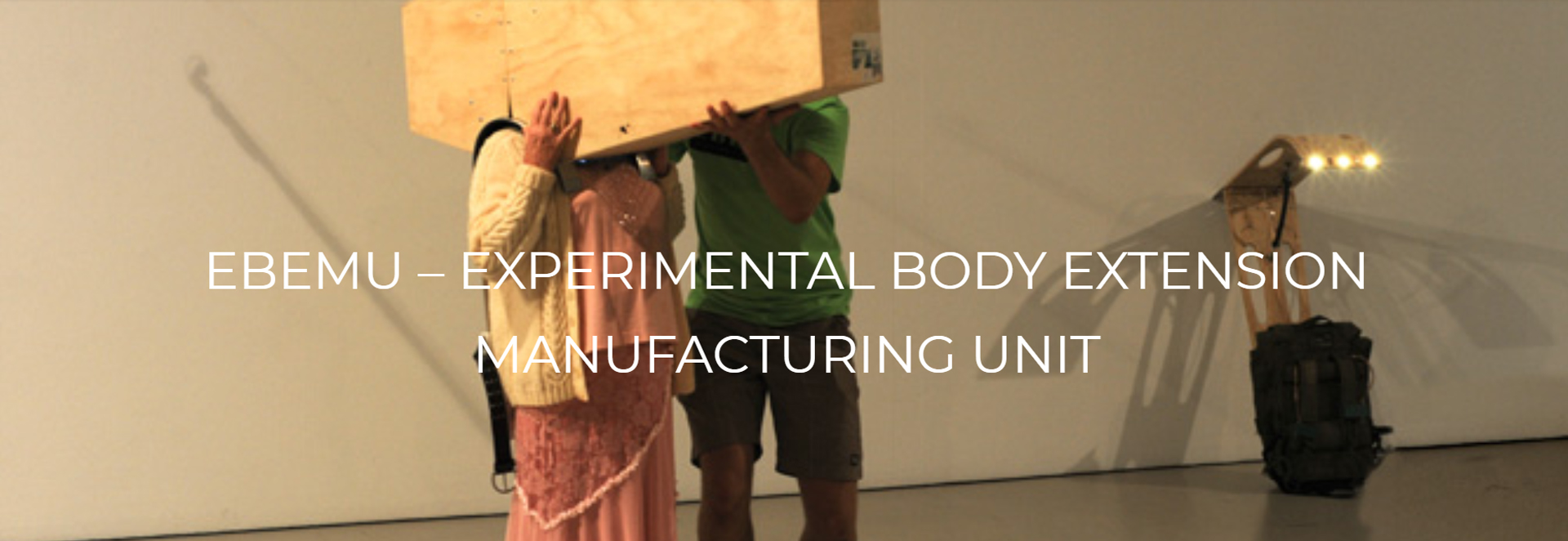 ©, Paul Gazzola and Paul Granjon, Experimental Body Extension Manufacturing Unit (EBEMU)