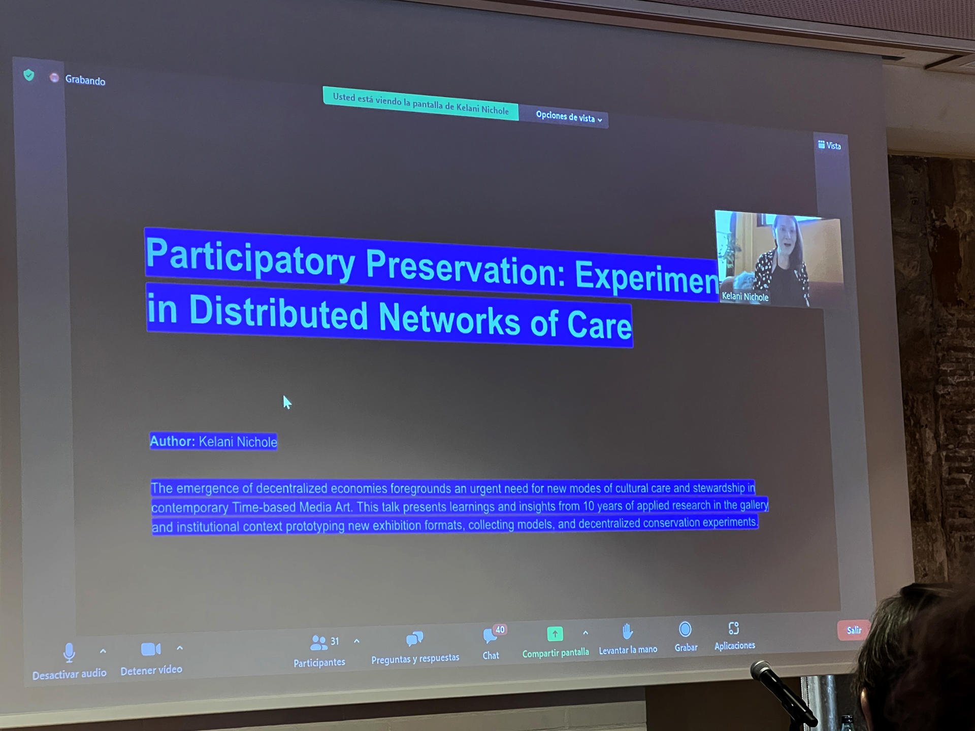 ©ISEA2022: 27th International Symposium on Electronic Art, Kelani Nichole, Participatory Preservation: Experiments in Distributed Networks of Care
